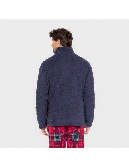 Sudadera sherpa hombre lisa Sudadera sherpa hombre lisa