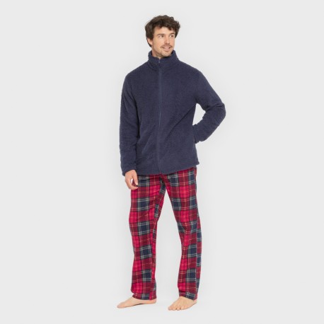 Sudadera sherpa hombre lisa