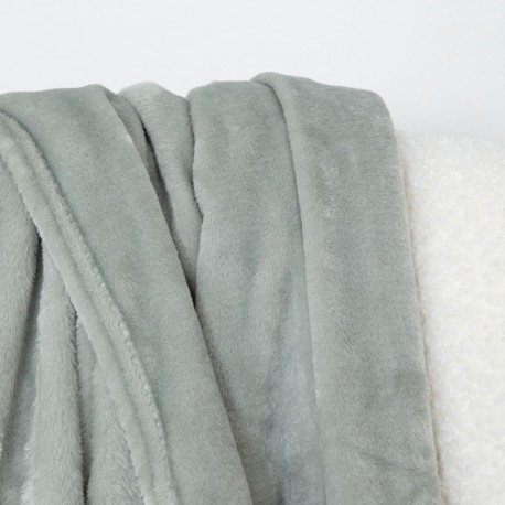 Manta terciopelo lisa