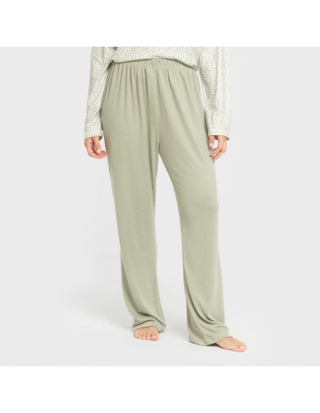 Pijama largo Secret mujer Veleta verde