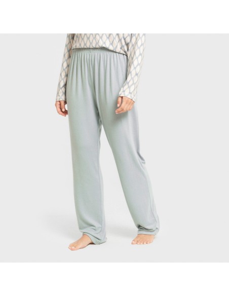 Pijama largo Secret mujer Orlando azul