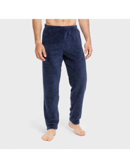 Pijama coral hombre Cor azul