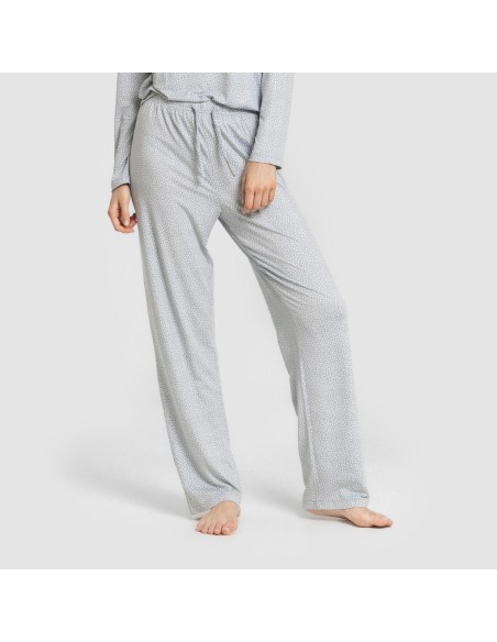 Pijama largo mujer soft Lolenda indigo