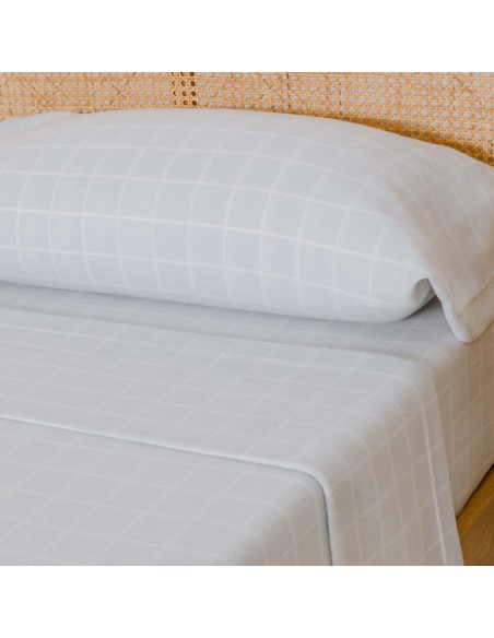 Juego de sábanas pirineo Cuadro Uceda celeste