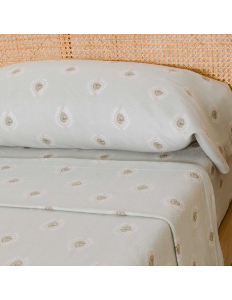 Juego de sábanas pirineo Alexia verde