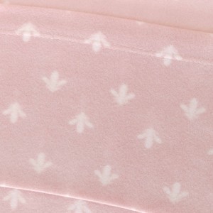 Juego de sábanas pirineo Nicole rosa bebe 2