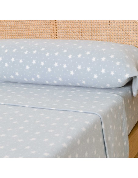 Juego de sábanas pirineo Universo indigo