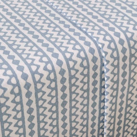 Juego de sábanas franela Etnico indigo