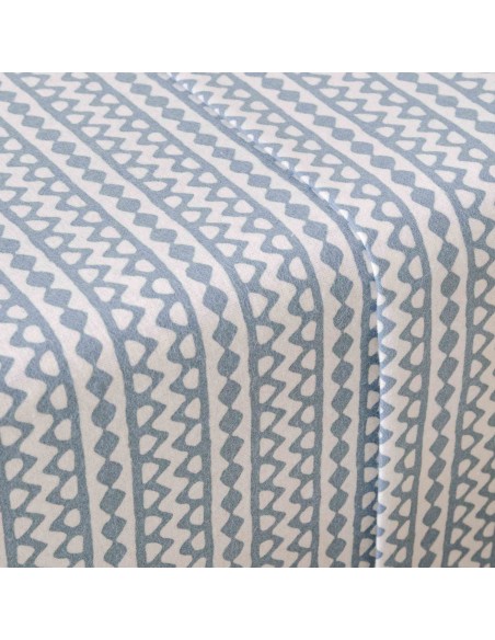 Juego de sábanas franela Etnico indigo