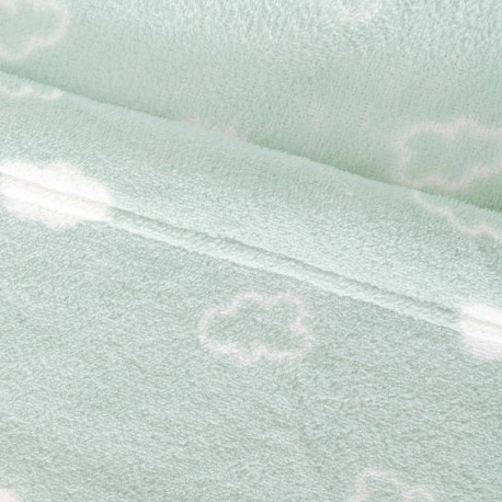 Juego de sábanas coralina Nube new verde tiffany