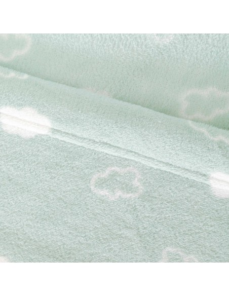 Juego de sábanas coralina Nube new verde tiffany