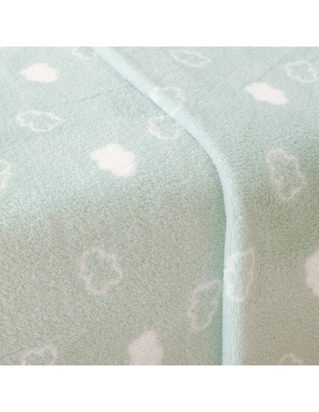 Juego de sábanas coralina Nube new verde tiffany