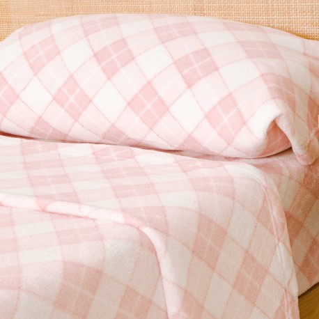 Juego de sábanas coralina Cuadro Guima rosa