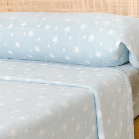 Juego de sábanas coralina Cosmo celeste