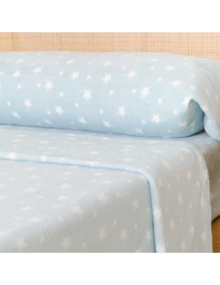 Juego de sábanas coralina Cosmo celeste