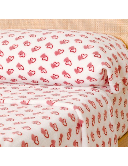 Juego de sábanas coralina Estelle rosa