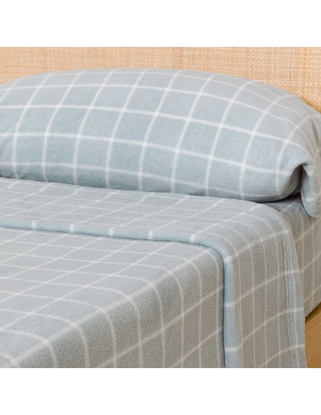 Juego de sábanas coralina Cuadro Andino verde azulado