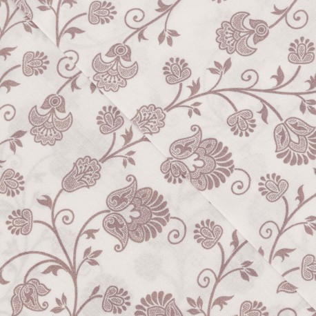 Juego de sábanas algodón Maggie malva