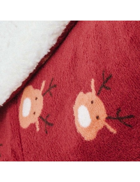 Manta sherpa Tatin burdeos