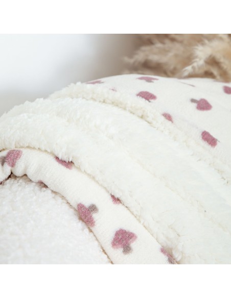 Manta sherpa Ellen marrón