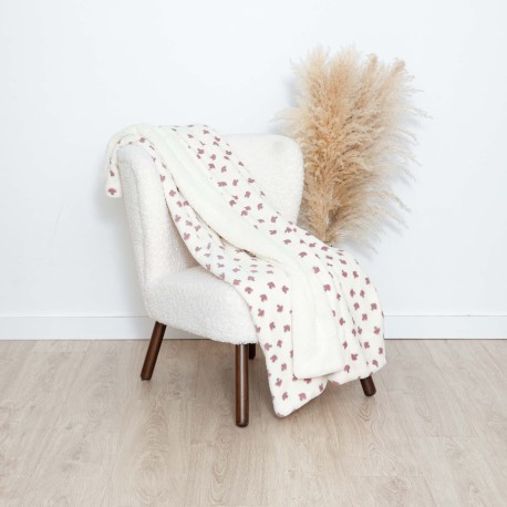 Manta sherpa Ellen marrón