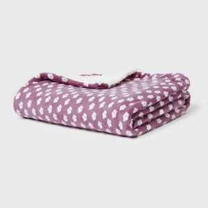 Manta sherpa Berta berenjena