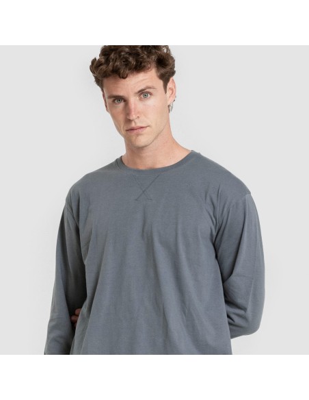 Pijama hombre franela Pelayo verde azulado