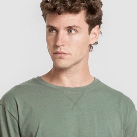 Pijama hombre franela Raya Vermont verde