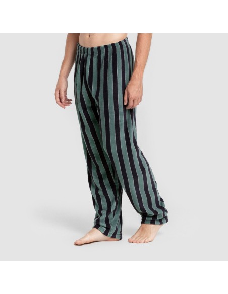 Pijama coral hombre Raya Lamas verde