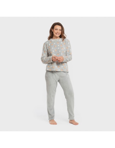 Pijama coral Tatini indigo Pijama coral Tatini indigo