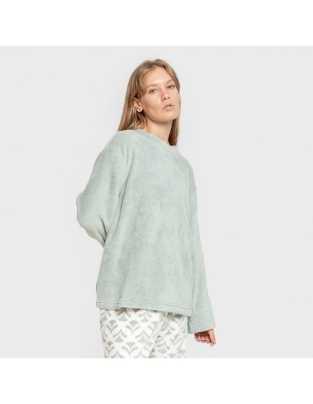 Pijama coral Etea verde tiffany
