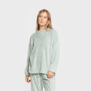 Pijama coral Espiga verde tiffany