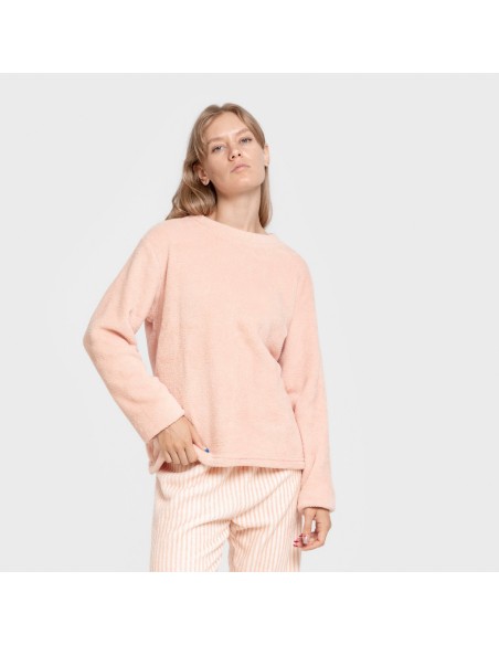 Pijama coral Raya Paloma melocotón