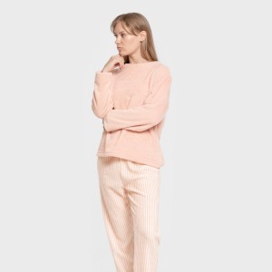 Pijama coral Raya Paloma melocotón 2