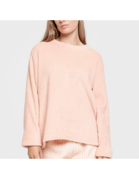 Pijama coral Raya Paloma melocotón