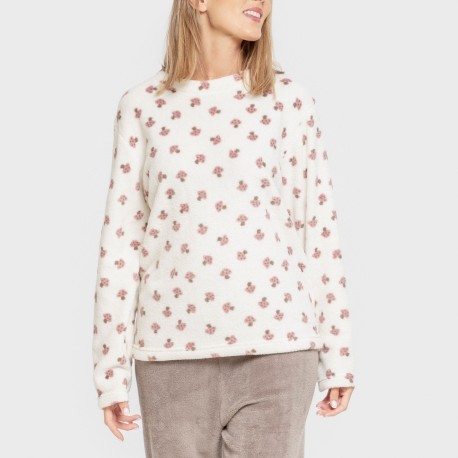 Pijama coral Ellen marrón