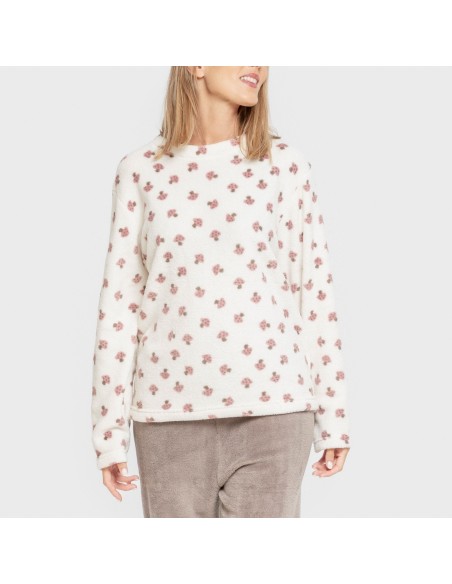 Pijama coral Ellen marrón