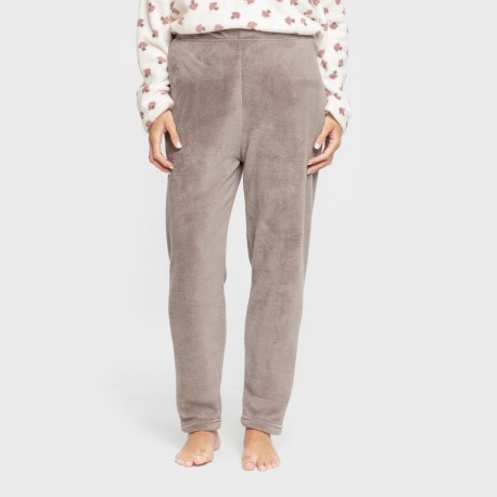 Pijama coral Ellen marrón