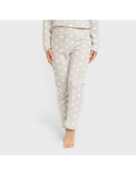 Pijama coral Vitalidad gris perla
