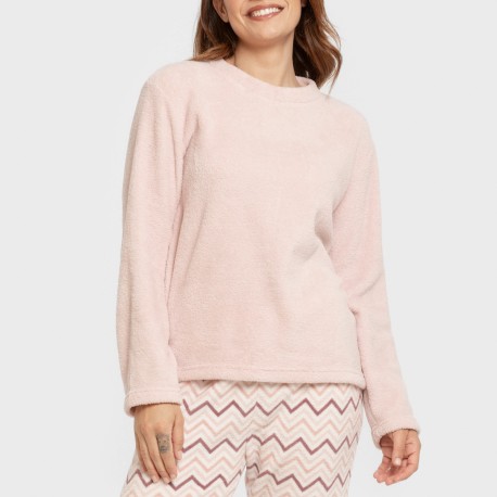 Pijama coral Kit rosa bebe