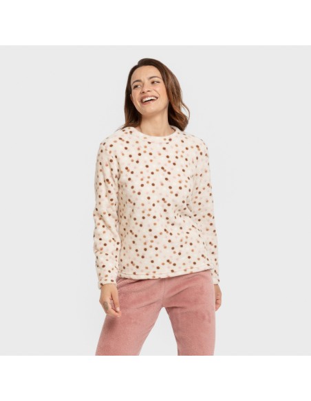 Pijama coral Janice malva