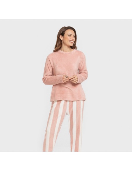 Pijama coral Raya Vinia rosa