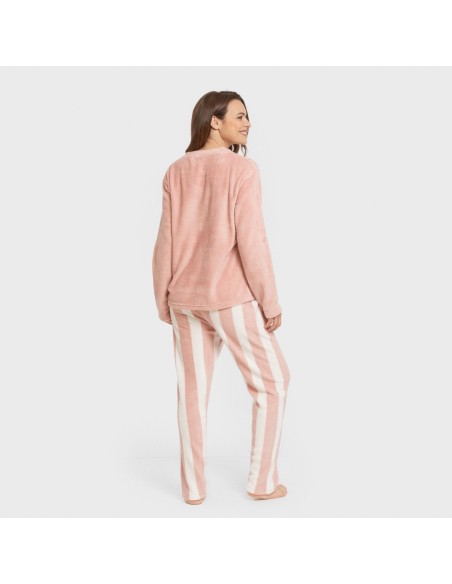 Pijama coral Raya Vinia rosa