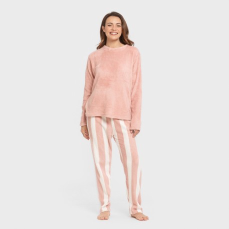 Pijama coral Raya Vinia rosa