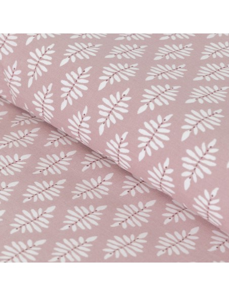 Funda nórdica algodón Zurich malva rosa