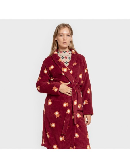 Bata coral Tatin burdeos