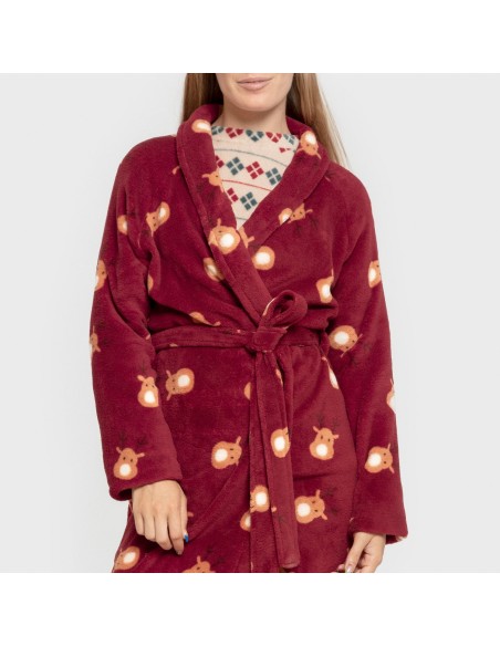 Bata coral Tatin burdeos