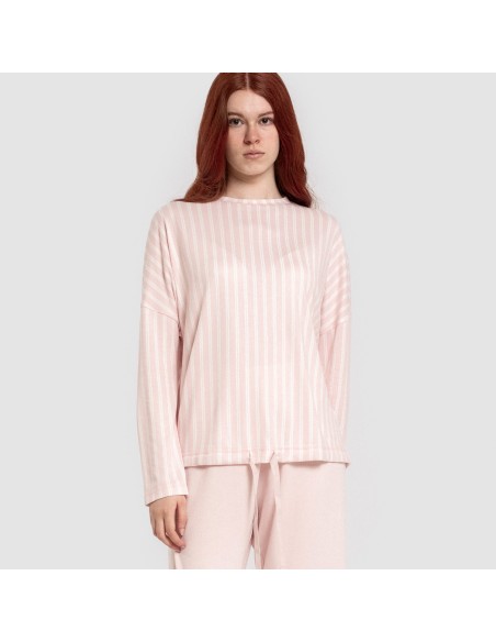 Pijama largo Secret mujer Raya Marsella rosa Pijama largo Secret mujer Raya Marsella rosa
