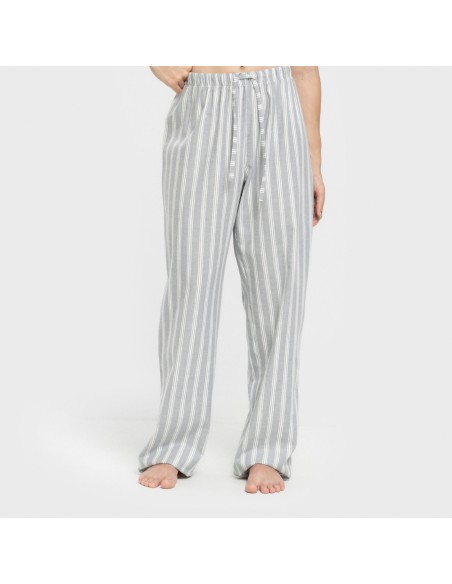 Pijama franela manga larga camisero mujer Raya Marsella verde azulado Pijama franela manga larga camisero mujer Raya Marsella verde azulado