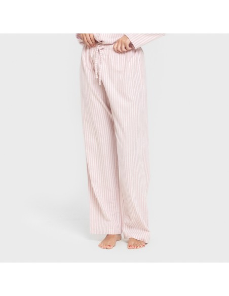 Pijama franela manga larga camisero mujer Raya Ceballos rosa Pijama franela manga larga camisero mujer Raya Ceballos rosa